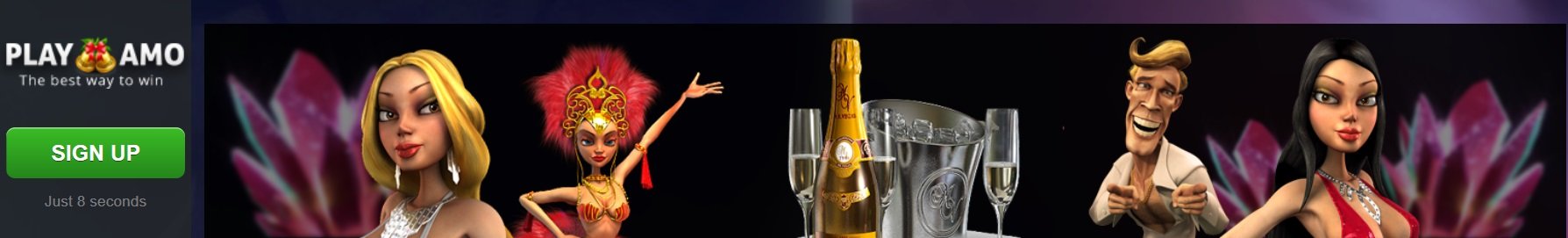 Playamo Casino hahmot