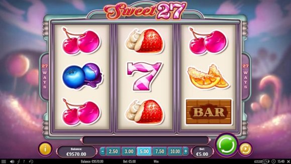 Sweet 27 pelinäkymä