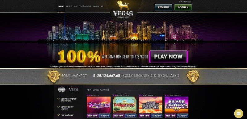 Vegas Paradise Casino