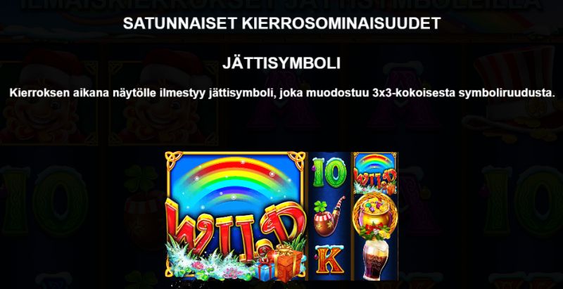 leprechaun carol satunnaisominaisuudet bonus