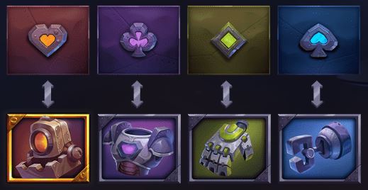 Wild Robo Factory symbolit