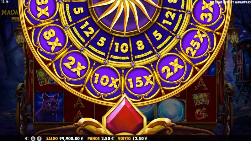 madame destiny ilmaiskierroksia onnenpyörä