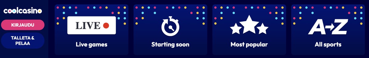 Cool Casinolta myös vedonlyöntiä