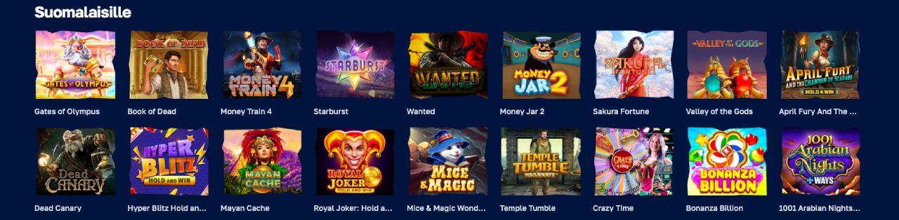 Arctic Casino kolikkopelit