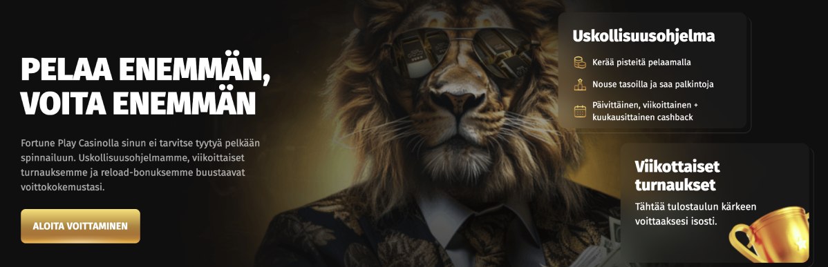 Fortuneplay uskollisuusohjelma