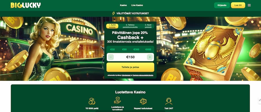 big lucky casino arvostelu ja kokemuksia