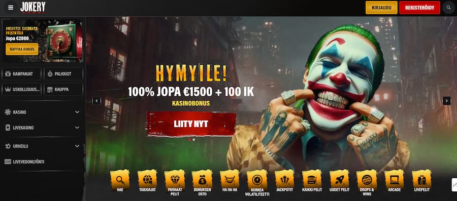 jokery casino arvostelu ja kokemuksia