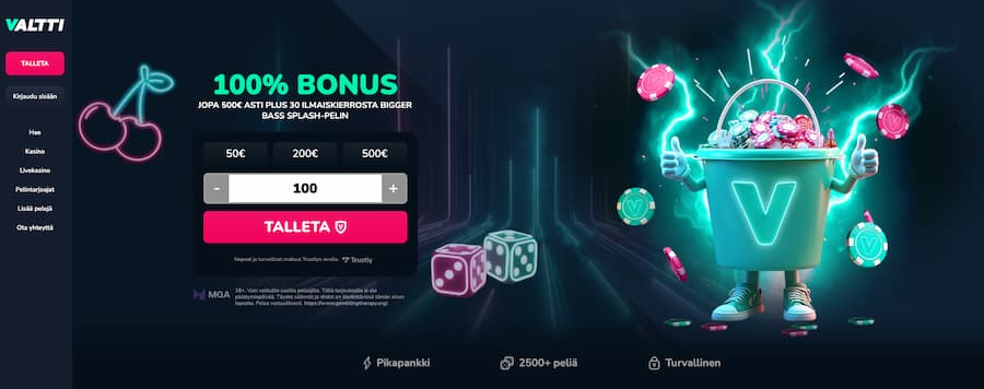 valtti kasino arvostelu ja kokemuksia